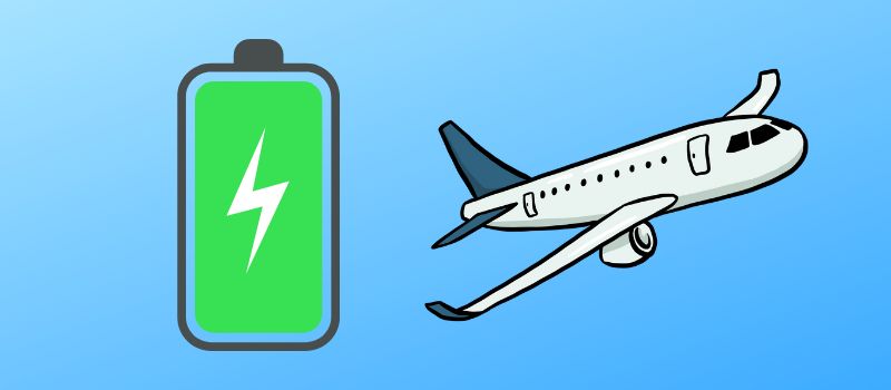 An External Battery Pack While In Flight